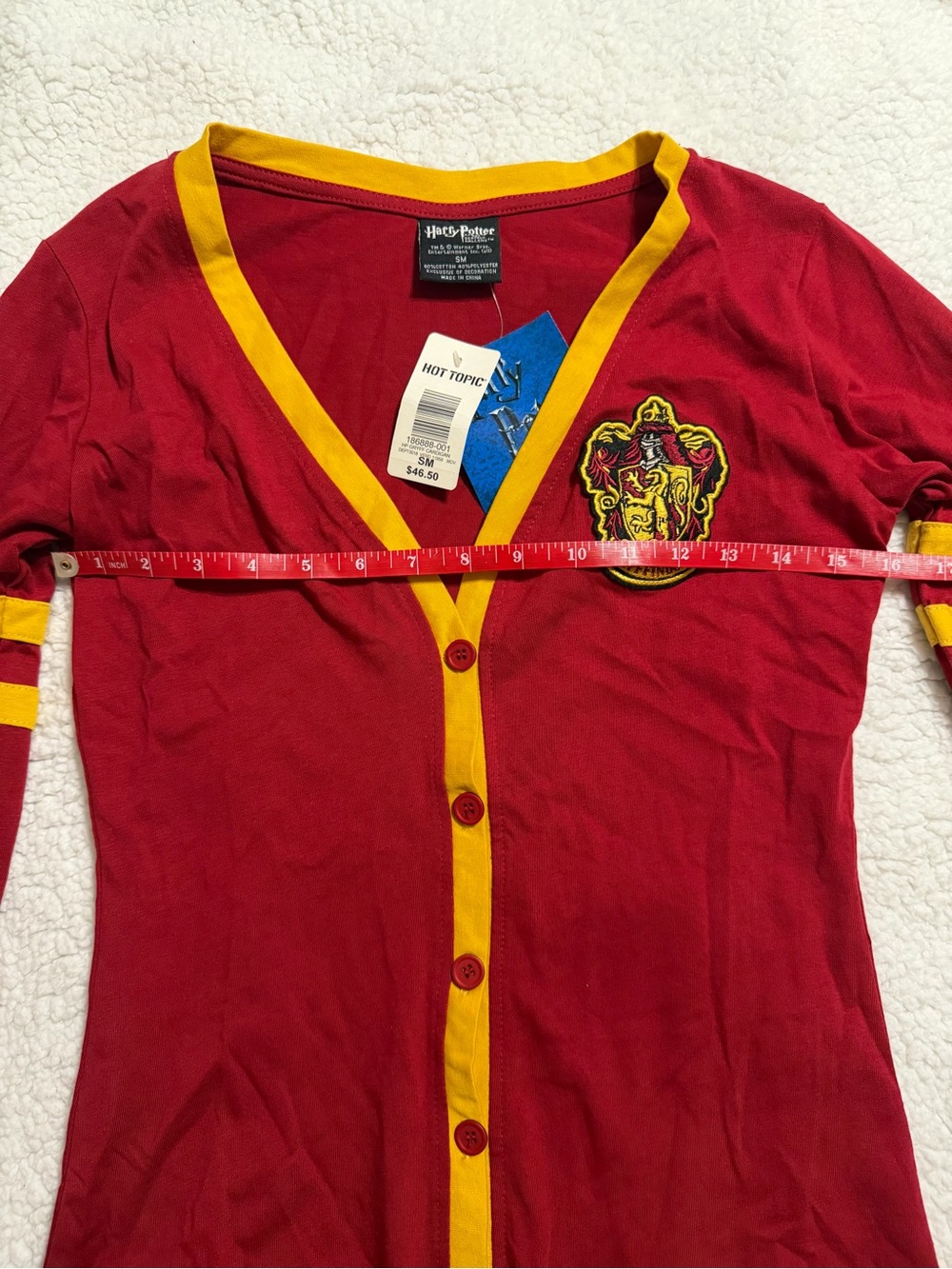 Harry Potter Gryffindor Cardigan from Hot Topic - Picture 4 of 7
